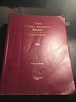 Texas Marital Property Rights Cases and Materials 1605030945 Book Cover