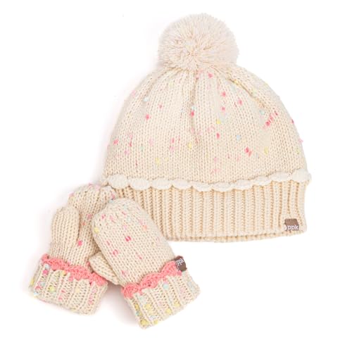 Cupcake Shaped Knit Beanie Hat for Children 1-12 Y, Cute Design, Premium Quality, Warm Fall, Winter Hat for Girls of All Ages