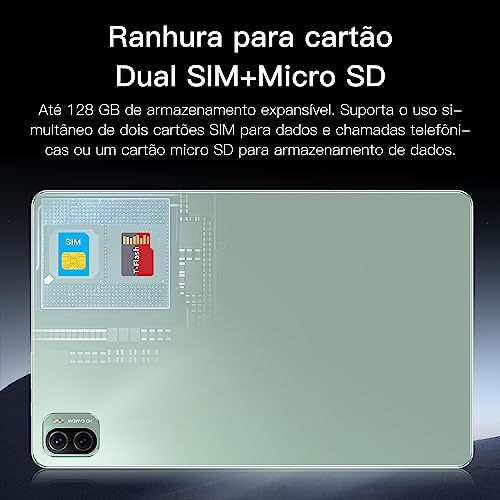 Tablet Pad5 Pro, 256GB, 8GB RAM, Tela Imersiva de 10.1‘’, Câmera Traseira 32MP, Câmera frontal de 16