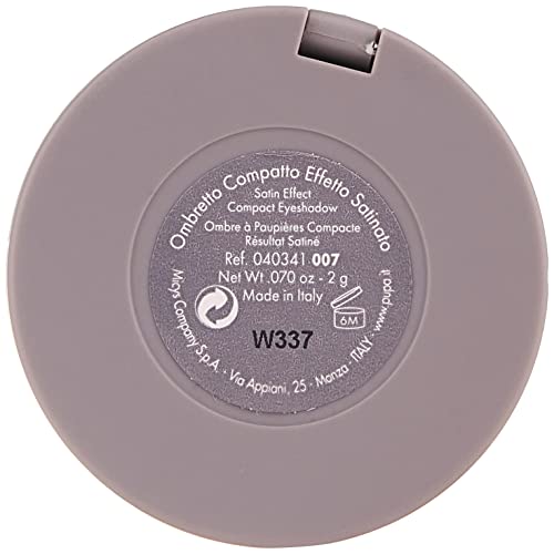 Pupa Milano Natural Side Compact Eyeshadow - Silky, Blendable And Nude Single Shadow For Eyes - Satin-Effect - Provides Intense Neutral Pigments Of All Depths - 007 Copper Fever - 0.07 Oz #TOP3