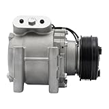 A/C Compressor + Clutch w/Clutch A/C Compressor for Chevy Trailblazer GMC Envoy 4.2L 2002-2009