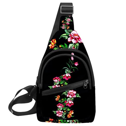 Sac à bandoulière rose motif floral homme un cadeau mémorable