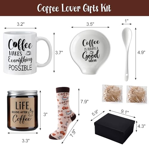 Vabean 5-Piece Coffee Lover Gift Basket