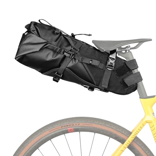 Rhinowalk Waterproof Bicycle Saddle Bag with Hardshell