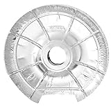 Electric Stove Burner Drip Pans Liners, 48 Disposable Aluminum Foil Liners - Heavy Duty Large 8 Inch...