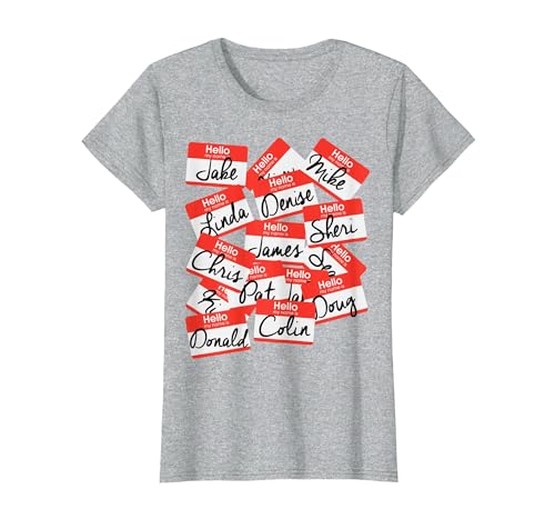 Identity Thief t-Shirt Costume, Identity Theft Name Tags