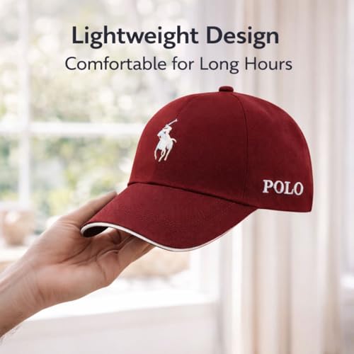 Image of Baseball Cap for Men Original Adjustable Unisex Cap, Mens Caps Stylish, All Sports Type Caps or Hats, Free Size, UV Protection, Sports Cap for Men's, Outdoor Casual Wear (Pack of 1)