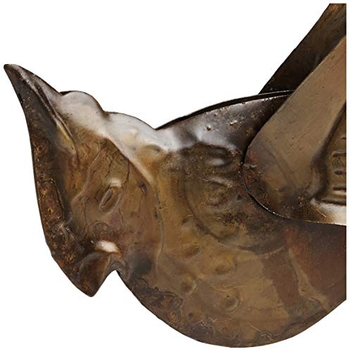 Ancient Graffiti Hanging Flamed Copper Cardinal Outdoor Decor #TOP3