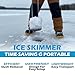 Lothee Stainless Steel Telescopic Ice Fishing Skimmer Scoop, Ice Hole Fishing Scoop, 11.8-27.6