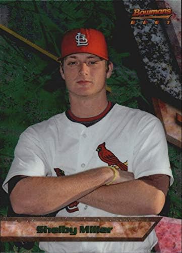 2011 Bowman Bowman's Best Prospects Refractors #BBP16 Shelby Miller St. Louis Cardinals MLB Baseball Card /99 NM-MT