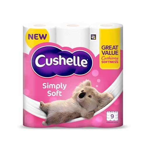 Cushelle Simply Soft Toilet Roll 9 Standard Rolls