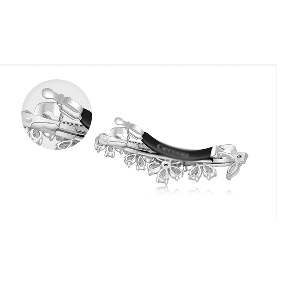 Forcine, fermagli, fermacapelli, fermagli for artigli, impugnatura for capelli Clip for copricapo Serie di stelle luminose Clip for capelli con diamanti brillanti Clip for capelli a mezza cravatta con