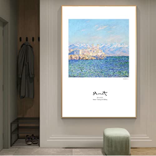 Toile Monet Impression Soleil Levant Art Mural de Qualité Supérieure