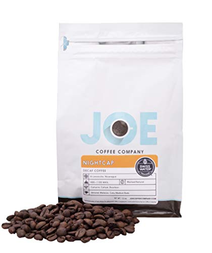 Joe Coffee 'Nightcap' House Decaf Blend, Decaffeinated Whole Bean, Chemical-free Swiss Water decaffeination