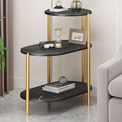 Table basse table d'appoint ovale moderne meuble de salon de chevet - 3
