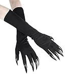 Roicaholy Paw Gloves - Claw Gloves Halloween Dress Up Black Cat Jaguar Costume Cosplay Accessories, One Pair