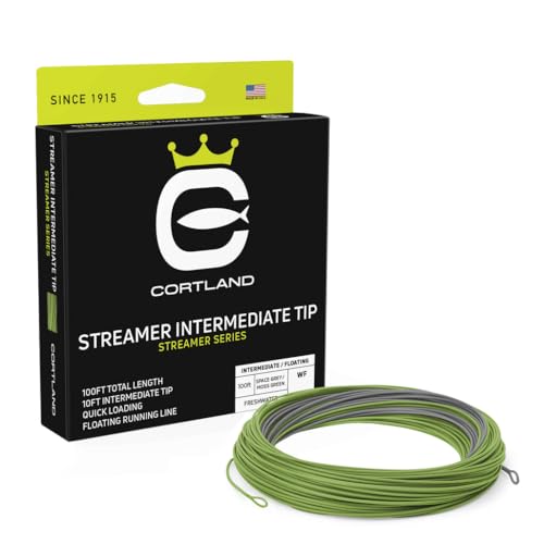 Cortland Streamer Intermediate Tip Fly Line, WF6I/F