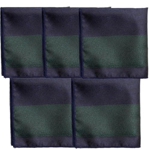 GDFHULOG 5pcs Men's Handkerchiefs Traditional Handkerchief Breathable Fashion Headscarf for Wedding and Business