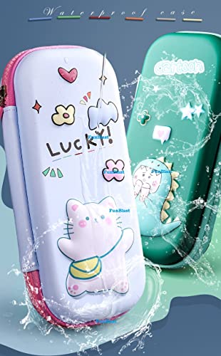 Image of FunBlast Dinosaur Pencil Case for Boys, Kids Pencil Case Organizer, Dinosaur Pencil Pouch for Kids Stylish, Return Gift for Children, Kid Pencil Box for Boys