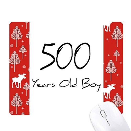 Souris de Noël en bois décoration forêt pour cadeau garçon 5 ans