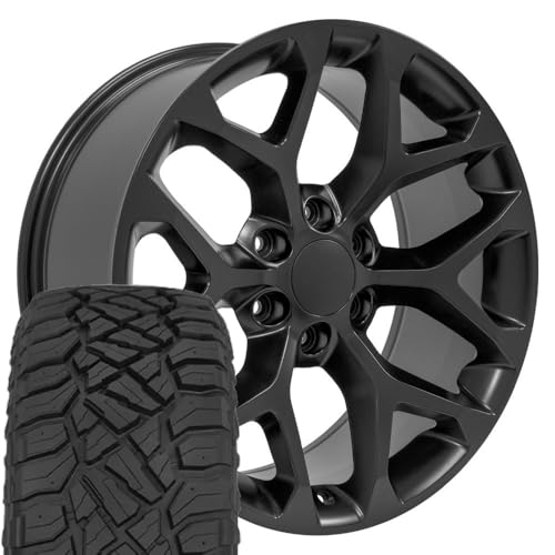 OE Wheels CV98B 20 Inch Snowflake Style with Tires