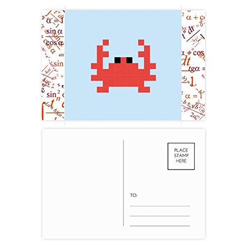 Carte postale petit crabe pour écrire un message de gratitude