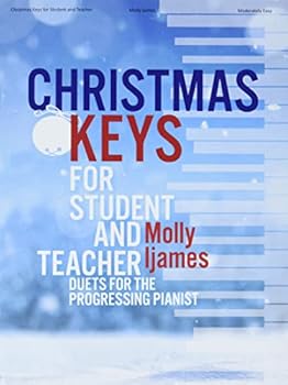 Paperback Christmas Keys for Student and Teacher: Duets for the Progressing Pianist Book