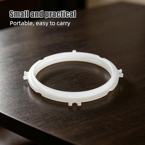 Juego de 2 juntas de sellado para olla a presión de 2 litros compatibles con Bear - Anillos de silicona para olla eléctrica miniatura 4