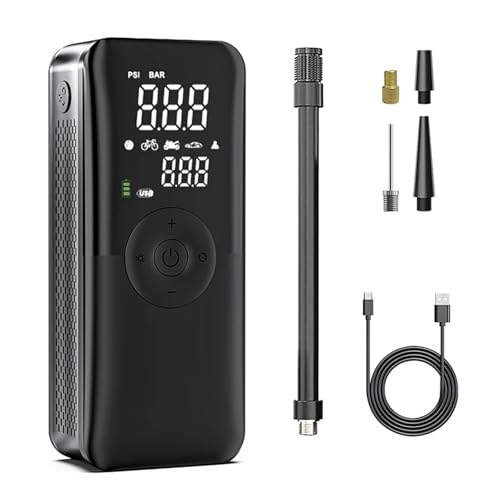 Compresseur portable numérique pour ne plus jamais rester bloqué avec un pneu dégonflé