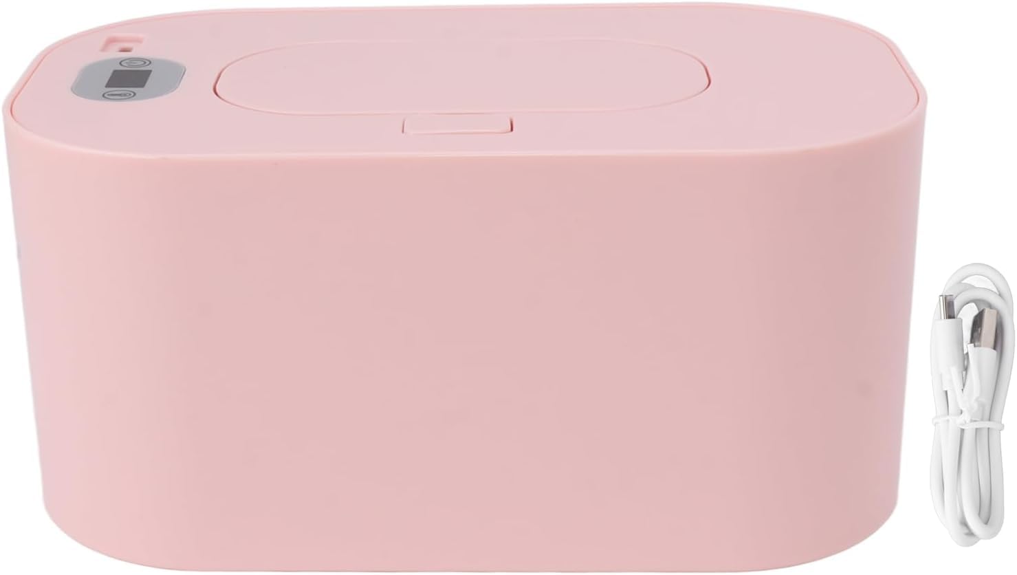 Wusdayer Baby Wipe Warmer,Wet Wipe Warmer,Constant Temperature Portable Wipe Heater Temperature Adjustment Warm Keeper Dispenser (Pink)