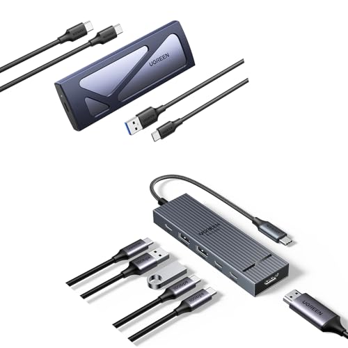 Carcasa SSD UGREEN 10Gbps con Hub USB-C 6 en 1 miniatura 1