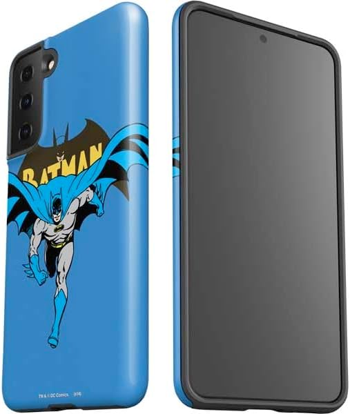 Skinit Pro Phone Case Compatible with Galaxy S21 FE - Officially Licensed DC Comics Batman Vintage Action Pose Design