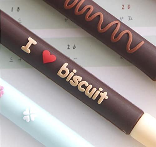 Bolígrafo Gel Cute Biscuit 5 pcs Tinta Negra 0.5mm miniatura 2