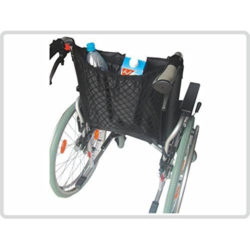 Rollstuhlnetz mit Innenfutter Einkaufsnetz für Rollstuhl , schwarz