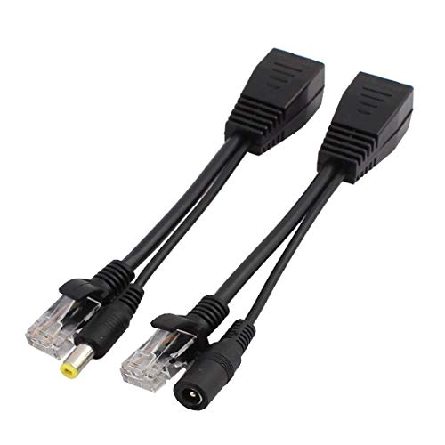 New Lon0167 2Pairs DC12V Featured Power Over Ethernet reliable efficacy Passive POE Adapter Injector + Splitter Kit Cable miniatura 5