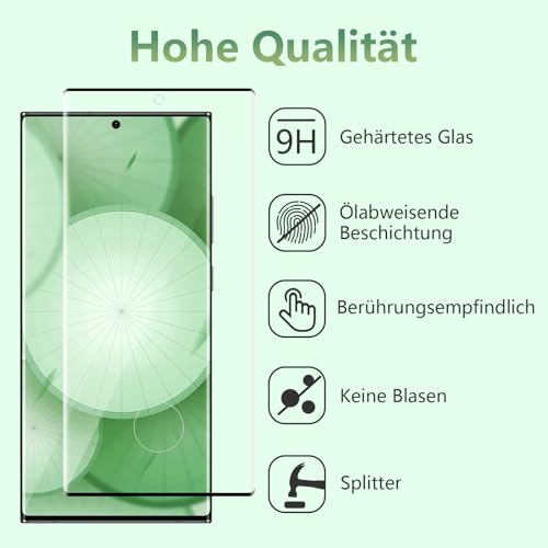 Samsung Galaxy S22 Ultra Panzerglas Schutzfolie 2+2 Stück