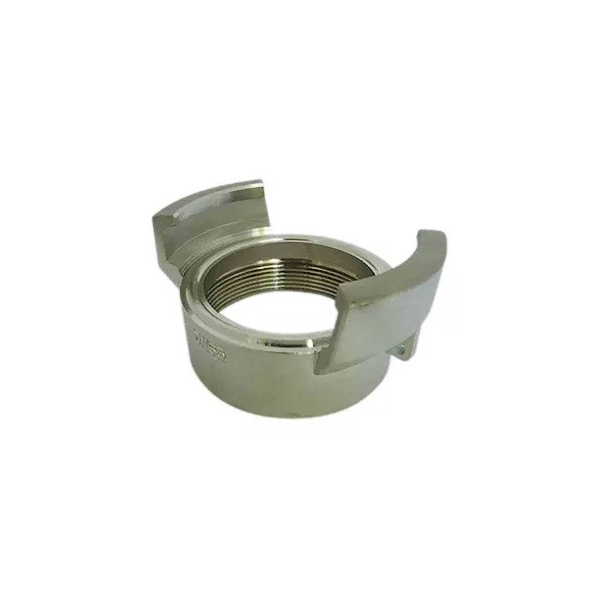 Demi raccord symétrique Guillemin, pompier, sans verrou à douille filetée femelle en inox - DN 25 x 1'' BSP