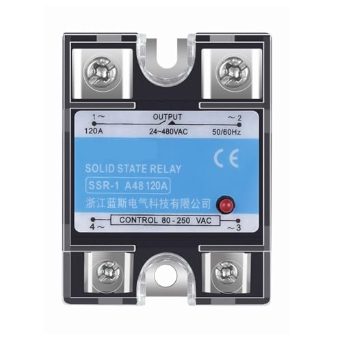 Relais statique SSR-120AA à commutation silencieuse pour chauffage et moteur