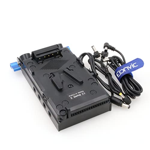 Placa de bloqueo en V para Sony y BMPCC 4K/6K en rodajes de larga duración en exteriores