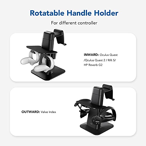 KIWI design VR-houder Compatibel met Quest/Quest 2 headset en controller voor Quest/Quest 2 / Rift/Rift S/HTC Vive/Vive… - Image 5