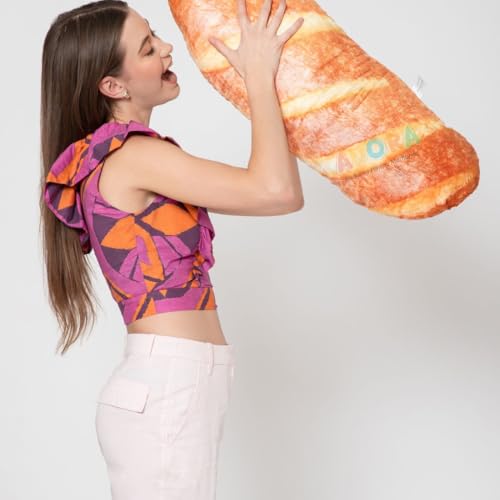 Image of ADORA Bread Soft Toy Baby Plushies - 100 cm Lovable Huggable Soft Toy, Big Size Plush Pillow, Elegant Soft Plush for Babies, Great Birthday Gift for Girls