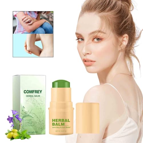Organic-Comfrey-Herbal-Balm-Natural-Mosquit-o-R-epellent-Stick-Comfrey-Cream-Calming-Cooling-Soothing-Body-Balm-Comfrey-Herbal-Stick-for-Summer-Camping-Outdoors-Travel-Essentials-1pc