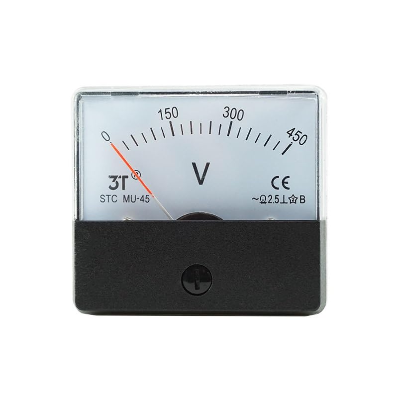 Analoges Wechselstrom-Voltmeter 60 x 52 mm MU-45