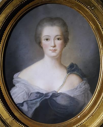 Cuadro en lienzo de Henrietta Maria de Francia por Jean Marc Nattier 60x90cm para salón