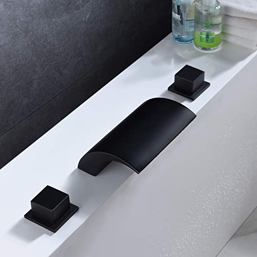 Roman Tub Faucet S2091Dw + Bathroom Faucet S1412-Mg #TOP2