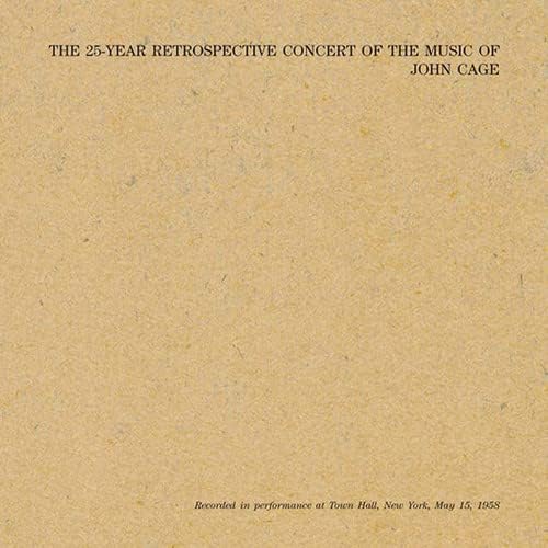 25 Year Retrospective Concert, Nyc 15th May 1958 book)