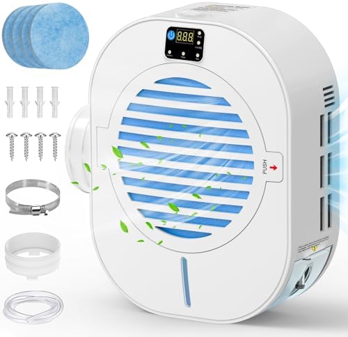 Upgrade 4-in-1 Indoor Dryer Vent Box With Dehumidifier for Protect Furniture, Electric Dryer Kit, Lint Trap, Intelligent Temperature and Humidity Display Upgrade 4-in-1 Indoor Dryer Vent Box With Dehumidifier for Protect Furniture, Electric Dryer Kit, Lint Trap, Intelligent Temperature and Humidity Display