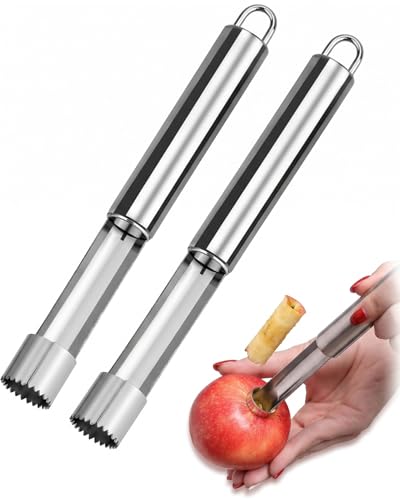 YIPFEN Leva torsolo in acciaio inox per mele e pere, 2 pezzi, diametro 2 cm