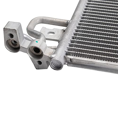 TRQ A/C Condenser and Receiver Drier Assembly Compatible with 19-22 Ford Transit Connect 2018 Transit Connect From 5 29 18 Production Date 17-19 Escape SE 16-18 Focus RS 15-19 Lincoln MKC by TRQ - Image 6