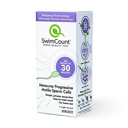 Swimcount At-Home Sperm Quality Check | Men's Progressive Motile Fertility Test Kit #TOP3